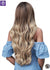 MLF343 Kasmira Long Wavy Free Part Lace Front Wig Bobbi Boss UK - Back